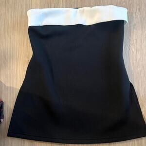 Emerson lang black strapless top